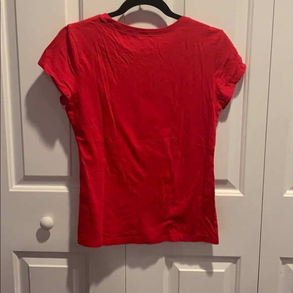 Red Justice Christmas T-Shirt - Picture 2 of 2